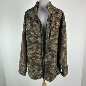 Under Armour Camouflage Zip Front Lightweight Jacket Size XL